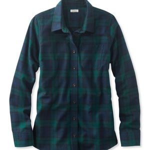 LL Bean Plaid Flannel Shirt